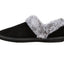 Womens Skechers Cozy Campfire - French Toast Black Comfy Slippers