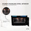 16L Black UV Electric Towel Warmer Steriliser Cabinet Beauty Spa Heat Sanitiser