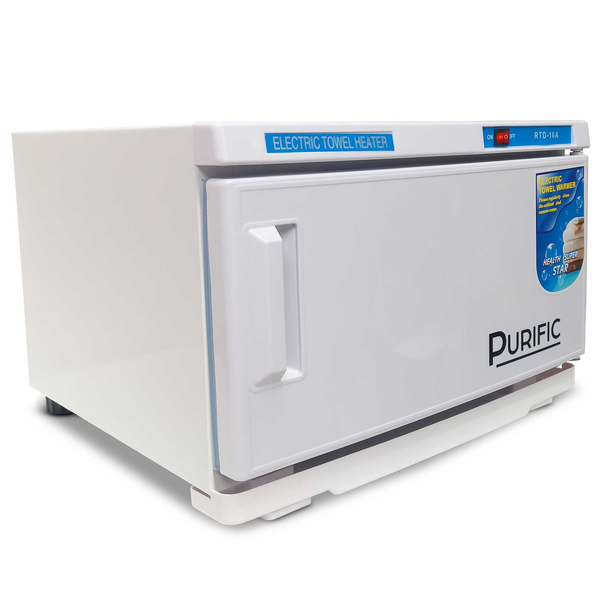 16L White UV Electric Towel Warmer Steriliser Cabinet Beauty Spa Heat Sanitiser