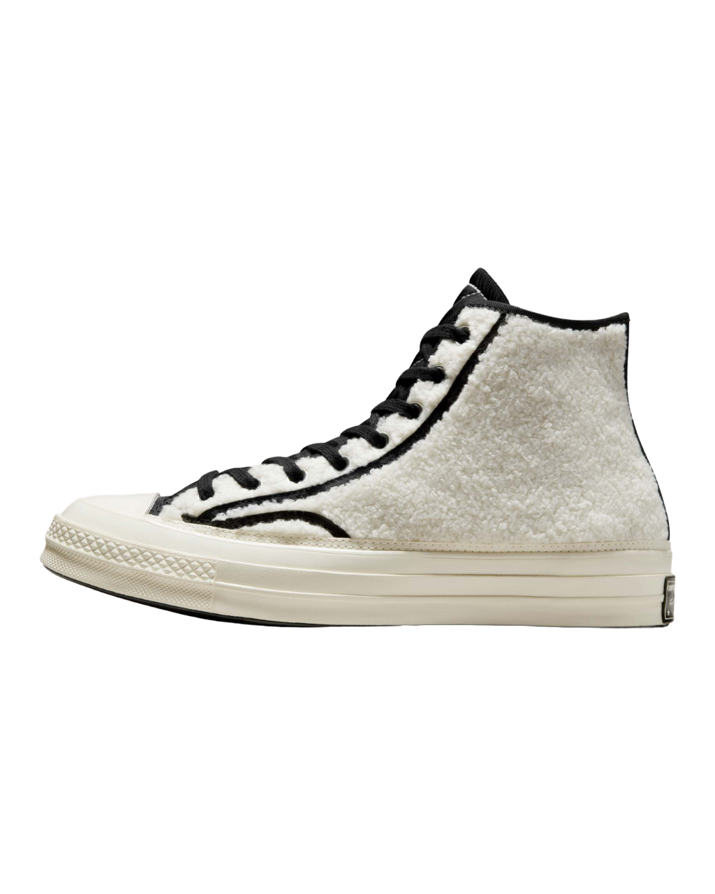 Unisex Converse Chuck 70 Cozy Utility Sherpa High Top Shoe Egret/Black/Egret