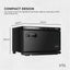 18L Black UV Electric Towel Warmer Steriliser Cabinet Beauty Spa Heat Sanitiser