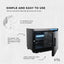 18L Black UV Electric Towel Warmer Steriliser Cabinet Beauty Spa Heat Sanitiser
