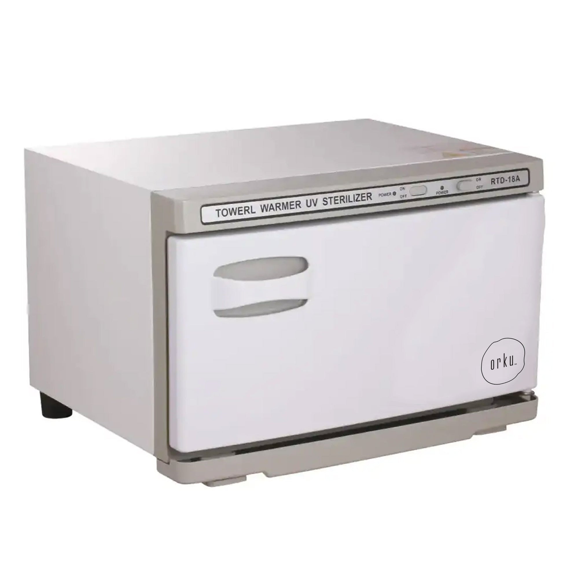 18L White UV Electric Towel Warmer Steriliser Cabinet Beauty Spa Heat Sanitiser