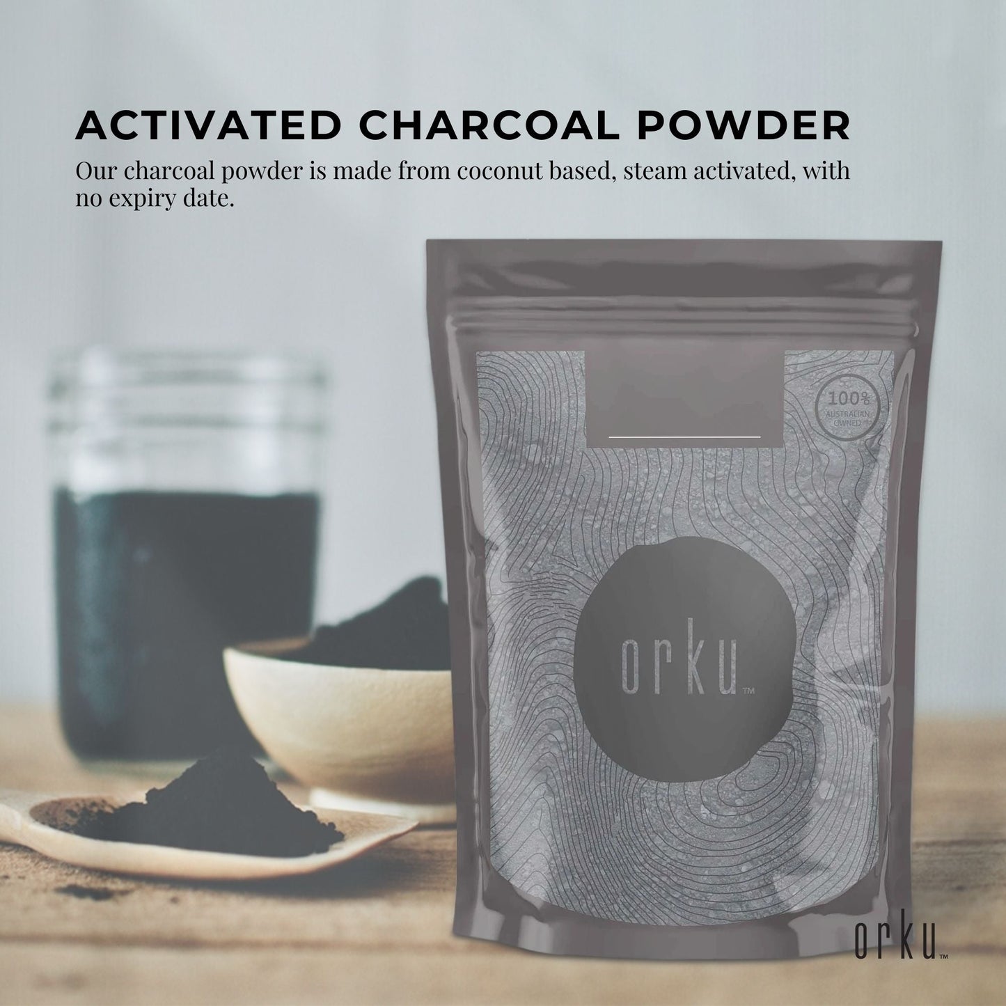 1Kg Activated Carbon Powder Coconut Charcoal - Teeth Whitening + Skin