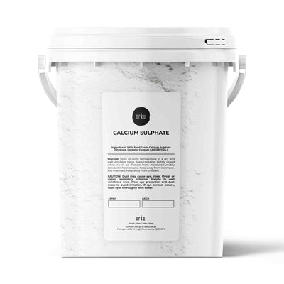 1Kg Calcium Sulphate Gypsum Powder Bucket- Food Grade Hydrous Sulfate