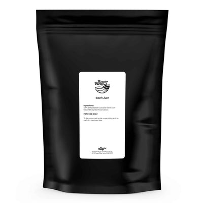 1Kg Dog Treat Beef Liver Pieces - Dehydrated Australian Healthy Puppy Chew