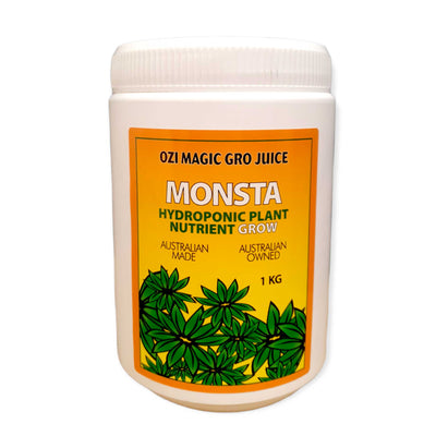 1Kg Monsta Grow Powder - Hydroponic Plant Formation Nutrient - Ozi Magic Gro
