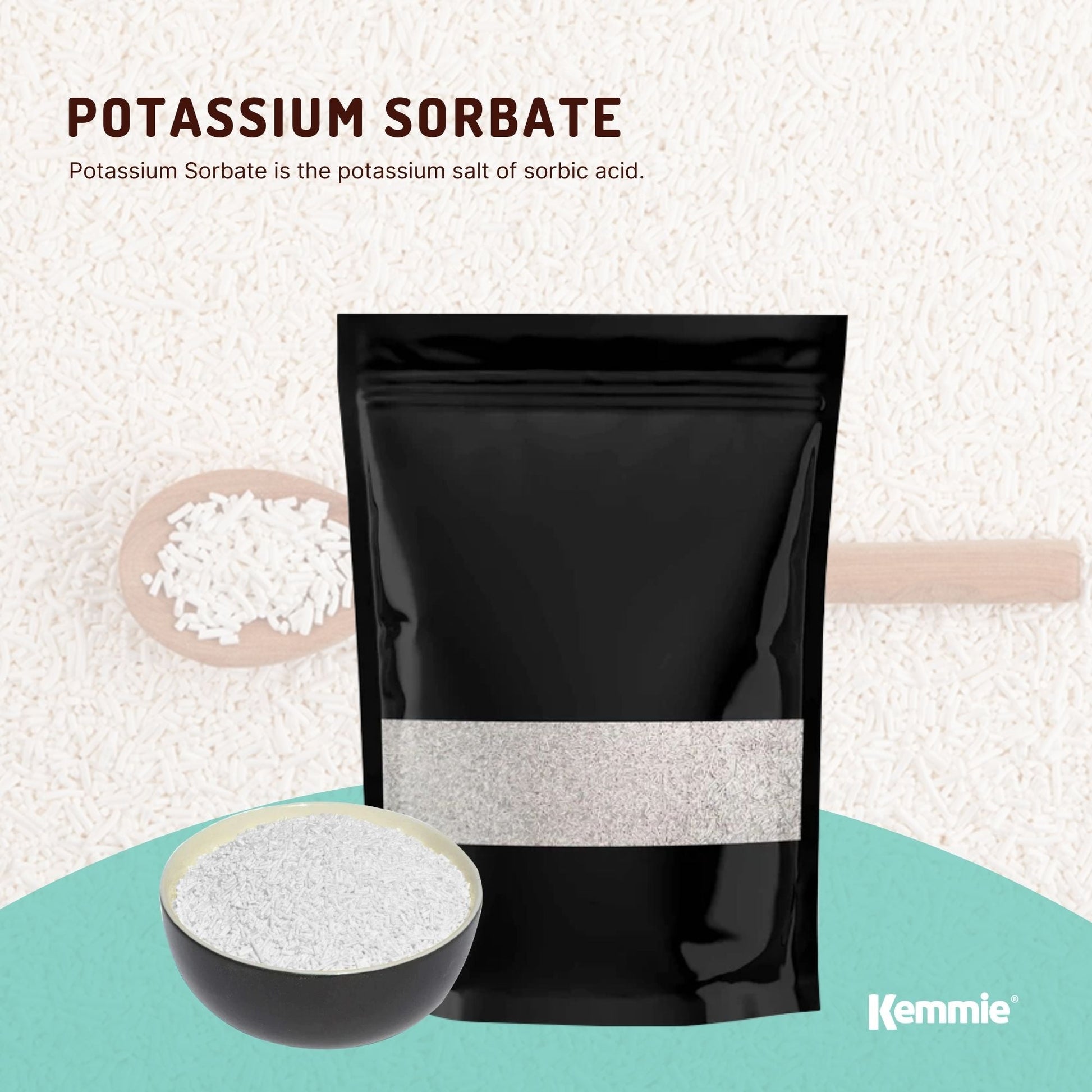 1Kg Potassium Sorbate Granules Food Grade Preservative Cosmetics Brew Skin E202