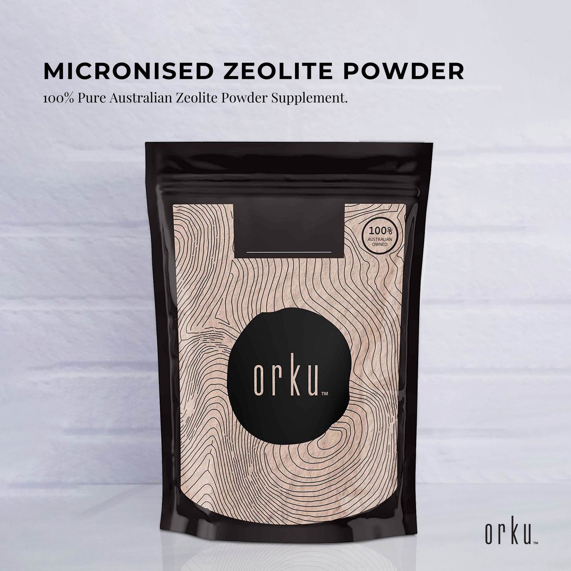 1Kg Pure Micronised Zeolite Powder Mineral - Micronized Volcamin Clinoptilolite