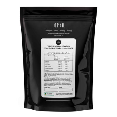 1Kg Whey Protein Powder Concentrate - Chocolate Shake WPC Supplement