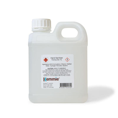 1L Bulk Hand Sanitizer 80% Ethanol WHO Sanitiser Formula Alcohol Glycerol Liquid Rub