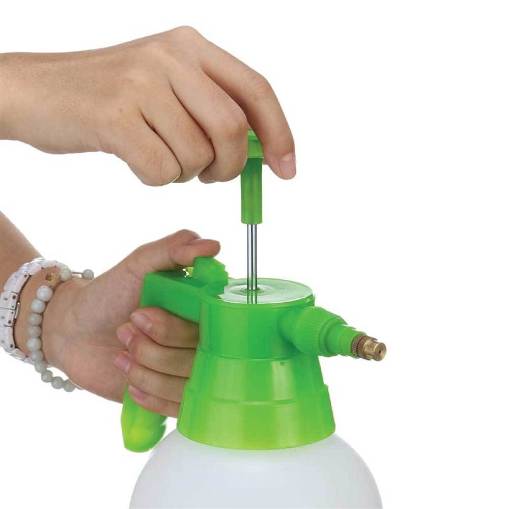 1L Hand Held Pressure Sprayer - Plastic Pump For Weed Garden - Portable Bottle