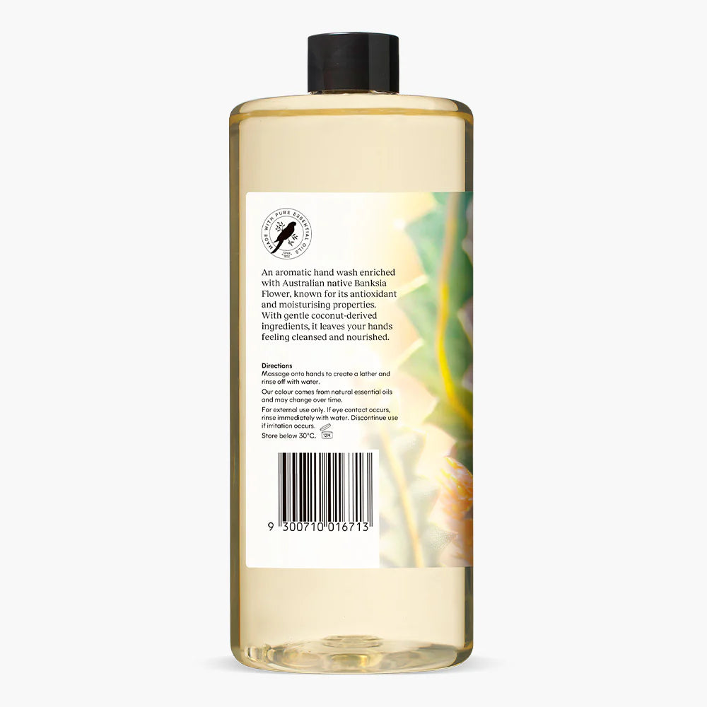 1L Hand Wash Refill Banksia Lavender Bosisto's Moisturising Soap Free Liquid Gel