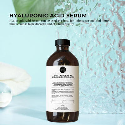1L Hyaluronic Acid Serum - High Strength Bulk Cosmetic Face Skin Care