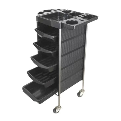 Ellie & Ruby Hairdressing Trolley 5 Drawer Hair Salon Beauty Rolling Cart