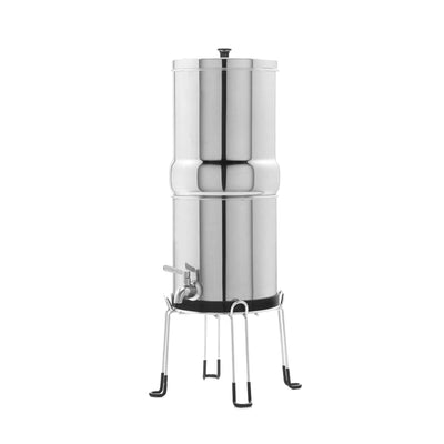 Orku 8.5L Gravity Benchtop Water Filter - Stainless Steel Fluoride Removal