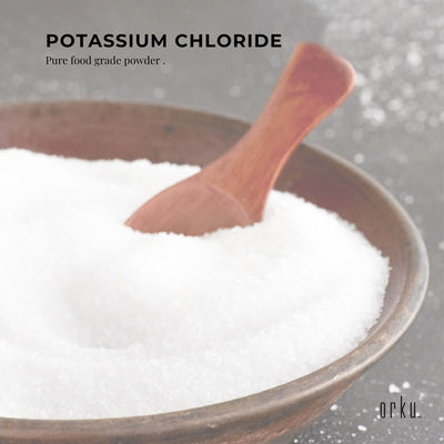 Potassium Chloride Powder Tub - Pure KCL E508 Food Grade Salt Replacer Bulk