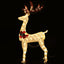 1.5M Christmas Lights Reindeer 100 LED Decorations Jingle Jollys