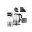 1.7L Electric Glass Kettle LED Blue Light 360 Automatic Cordless Water Boiling Jug