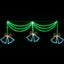 1.8M Christmas Lights 288 LED Bell Motif Light Decorations Jingle Jollys
