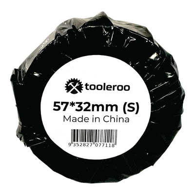 Tooleroo 50 Rolls x 1000 Thermal Labels 57mmx32mm - White Shipping Stickers