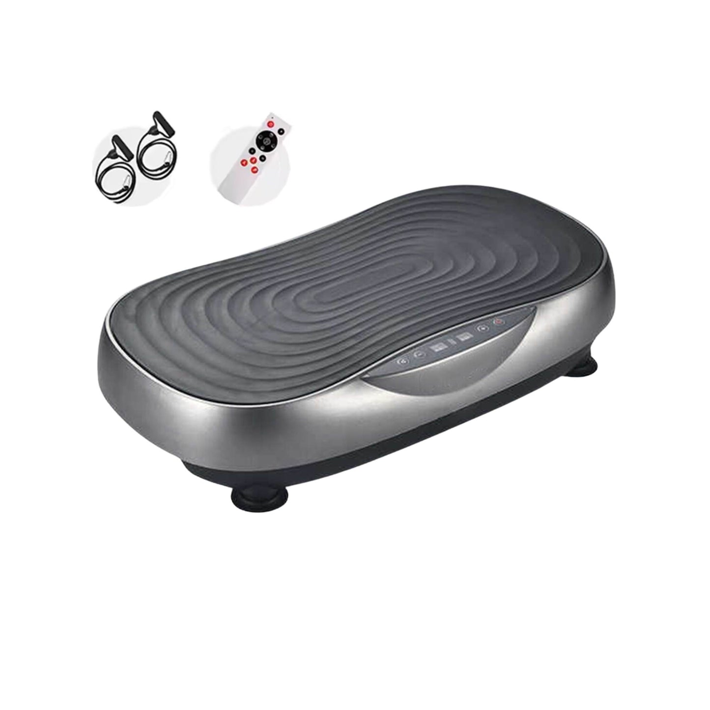 Social Hike Vibration Plate Machine - Vibrating Exercise Platform Grey