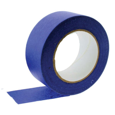 1x Blue Masking Tape 48mmx50m UV Resistant Painters Painting Outdoor Adhesive