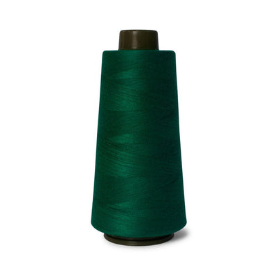 1x Bottle Green Sewing Overlocker Thread - 2000m Hemline Polyester Spools