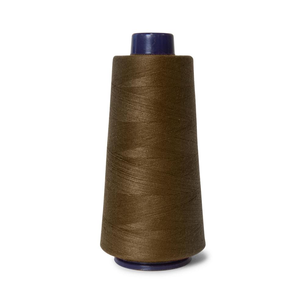 1x Brown Sewing Overlocker Thread - 2000m Hemline Polyester Overlocking Spools