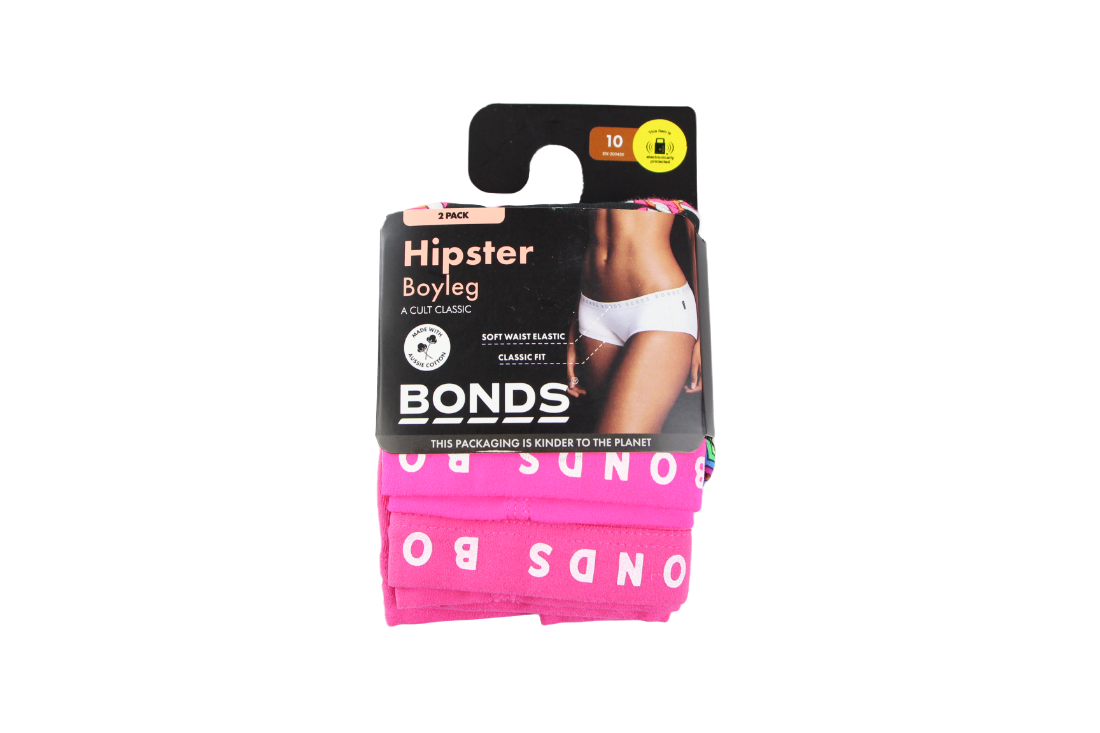 2 Pairs X Bonds Womens Hipster Boyleg Underwear Briefs 47K