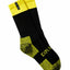 2 Pairs X Explorer Tough Work Socks Blue Fluro Yellow Cotton Comfortable Crew