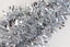 50 X Christmas Tinsel Thick 2-Tone Xmas Garland Tree Decorations - Silver/Silver