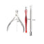 2 x 3 Piece Manicure Set Cuticle Cutter Nail Trimmer Nipper Pedicure Pack