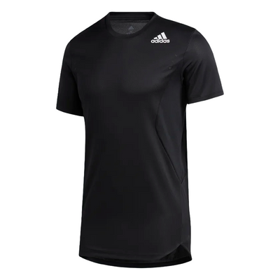 2 x Adidas Mens Black Heat Training Athletic T-Shirt