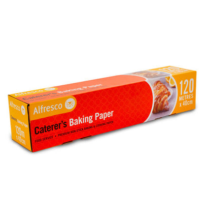 2 x Alfresco Caterer's Baking Paper Food Catering 40cm X 120M