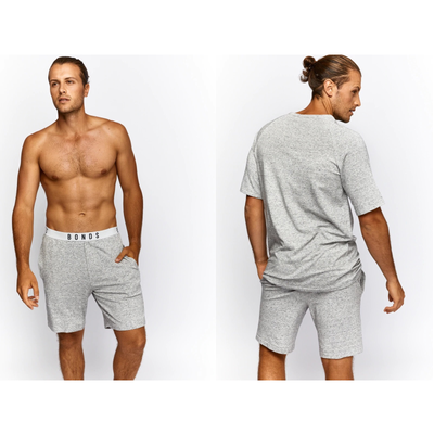 2 x Bonds Mens Comfy Livin Jersey Everyday Cotton Grey Shorts