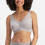 2 x Jockey Womens No Panty Line Promise Bloom Wirefree Bra Parisian Grey