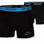 2 x Kappa Trunks Mens Black Boxers Underwear Trunk Boxer Shorts S M L Xl Xxl
