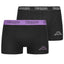 2 x Kappa Trunks Mens Black Boxers Underwear Trunk Boxer Shorts S M L Xl Xxl
