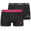 2 x Kappa Trunks Mens Black Boxers Underwear Trunk Boxer Shorts S M L Xl Xxl