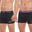 2 x Kappa Trunks Mens Black Boxers Underwear Trunk Boxer Shorts S M L Xl Xxl