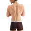 2 x Mens Bonds Guyfront Trunks Cotton Underwear Black/Maroon