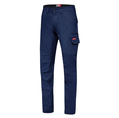 2 x Mens Hard Yakka 3056 Stretch Canvas Cargo Pants Navy