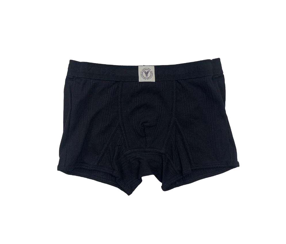 2 x Mens Jockey 1935 Y-Front Ribbed Comfy Trunks Black Multi Underwear