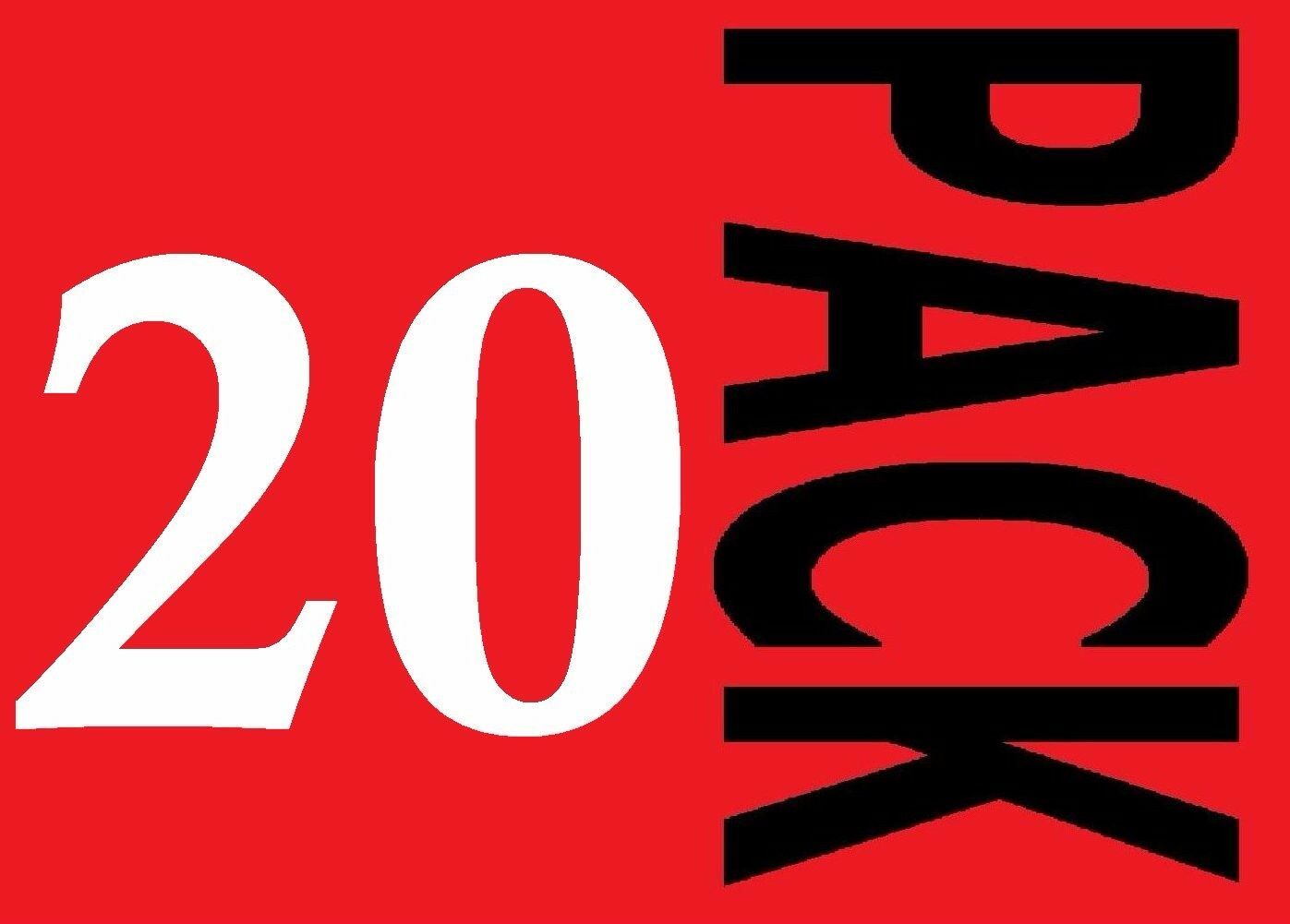 20 Pack X Professional Thick Straight Long Nail File Files Home Beauty Salon