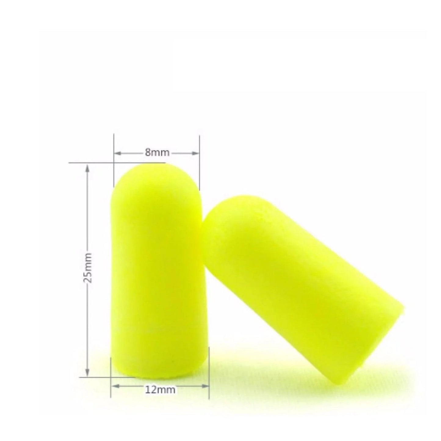 200 Pairs 3M Foam Safety Neon Earplugs Workplace Noise Reduction Disposable Plug