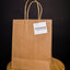 200 X Brown Twisted Handle Kraft Paper Bags Size Baby