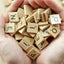 200Pcs Scrabble Letters - Wooden Tiles Art Game Alphabet Learning Words Craft
