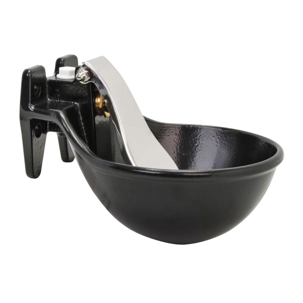 21.5cm Cattle Drinking Bowl - Iron Cast Mounted Automatic Water Cow Horse Trough
