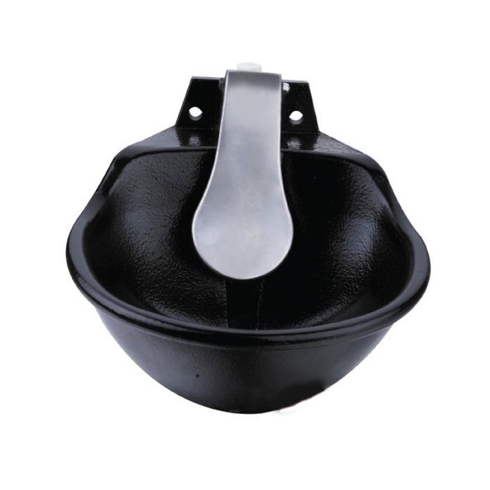21.5cm Cattle Drinking Bowl - Iron Cast Mounted Automatic Water Cow Horse Trough
